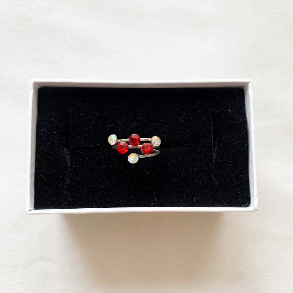 Red Spiral Ring